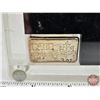 Image 4 : RARE Johnson Matthey Canada : FINE SILVER INGOT SET (4) : "JMC" Maple Leaf : Vintage Pour ~ 3 oz. (T