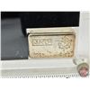 Image 5 : RARE Johnson Matthey Canada : FINE SILVER INGOT SET (4) : "JMC" Maple Leaf : Vintage Pour ~ 3 oz. (T