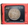 Image 2 : RCM Canada 1973 Silver Dollar : RCM Canada (Black Case)