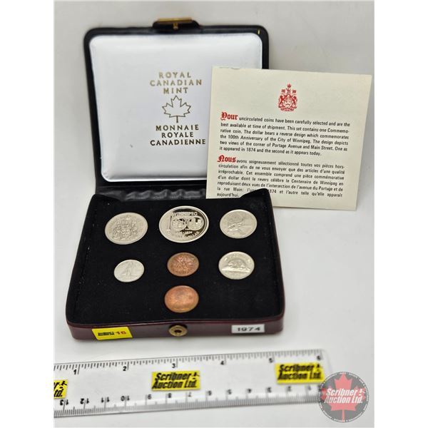 RCM Canada 1974 Specimen Double Penny Set : Winnipeg