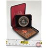 Image 1 : RCM Canada 1975 Silver Dollar : Calgary (Black Case - Case Interior Base Lining Missing)