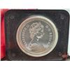 Image 3 : RCM Canada 1975 Silver Dollar : Calgary (Black Case - Case Interior Base Lining Missing)