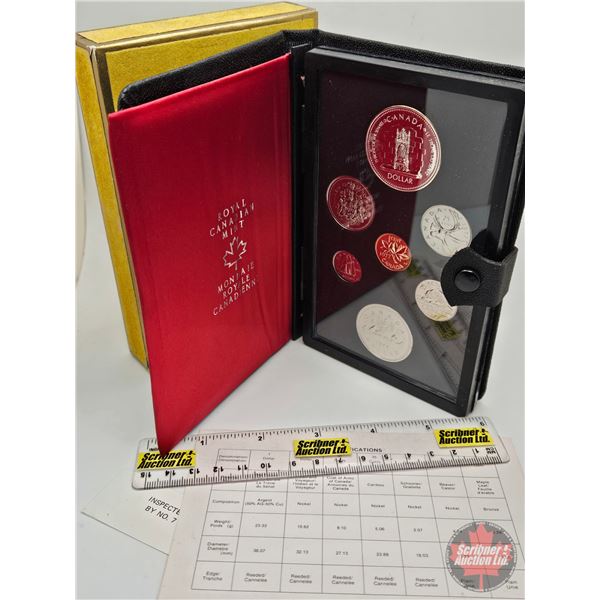 RCM Canada 1977 Double Dollar Proof Set : Throne of the Senate