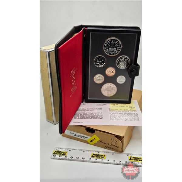 RCM Canada 1978 Double Dollar Proof Set : Edmonton Commonwealth (Consignor Tag: RJ)