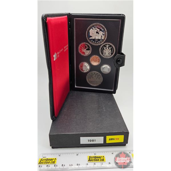 RCM Canada 1981 Double Dollar Proof Set : Train