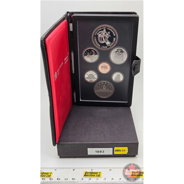 RCM Canada 1983 Double Dollar Proof Set : Universiade Edmonton