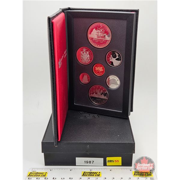 RCM Canada 1987 Double Dollar Proof Set : Detroit de Davis Strait