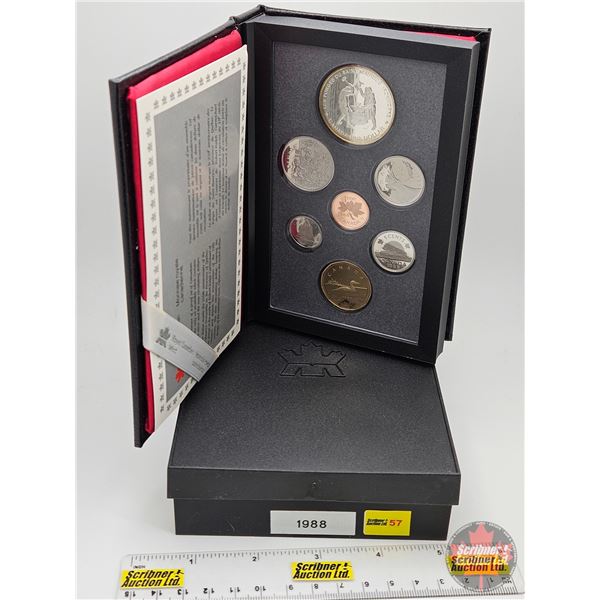 RCM Canada 1988 Double Dollar Proof Set : Saint-Maurice Ironworks