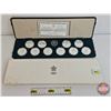 Image 1 : RCM Canada 1988 Winter Olympic $20 Sterling Silver Ten-Coin Set (COA #126665)