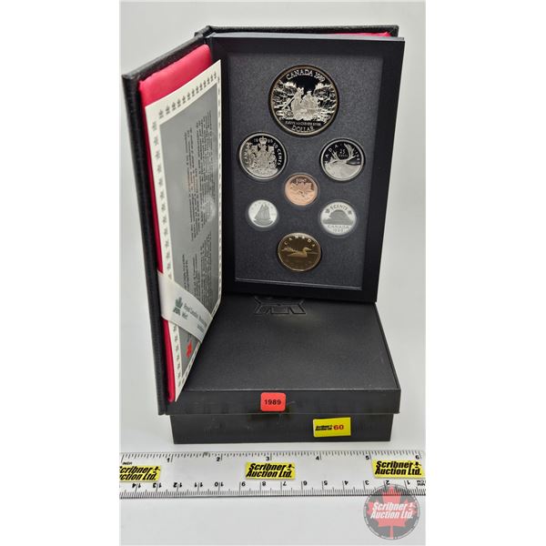 RCM Canada 1989 Double Dollar Proof Set : Fleuve Mackenzie River