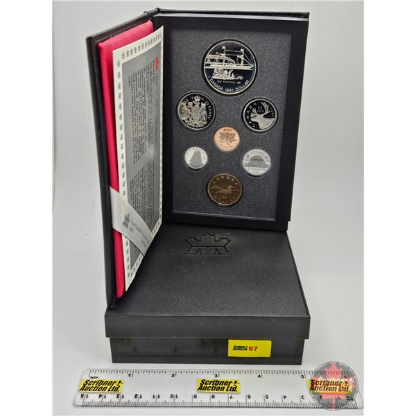 RCM Canada 1991 Double Dollar Proof Set : Frontenac