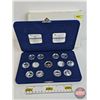 Image 1 : RCM Canada 1992 Confederation 125th 13-Coin Set : Blue Velvet Case