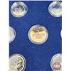 Image 3 : RCM Canada 1992 Confederation 125th 13-Coin Set : Blue Velvet Case