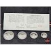 Image 12 : RCM Canada 1994 Platinum Sea Otter Issue : Four-Coin Set The coins bear a face value of $300, $150,