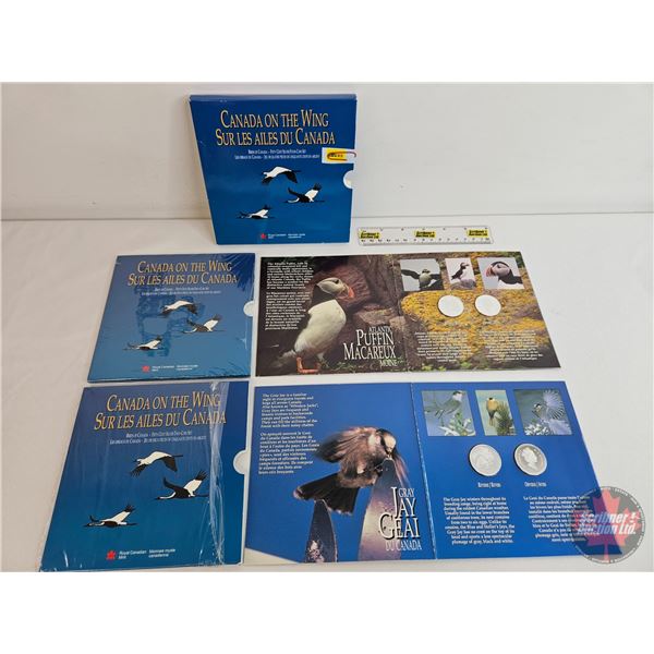 RCM Canada on the Wing 1995 : Birds of Canada : Fifty Cent Silver Four-Coin Set