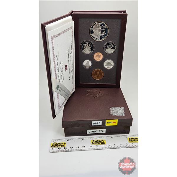 RCM Canada 1995: Special Edition : Double Dollar Proof Set : Hudson's Bay Company (COA #39264)