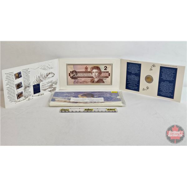 RCM 1996 Canada's New Uncirculated $2 Coin and Bank Note Set