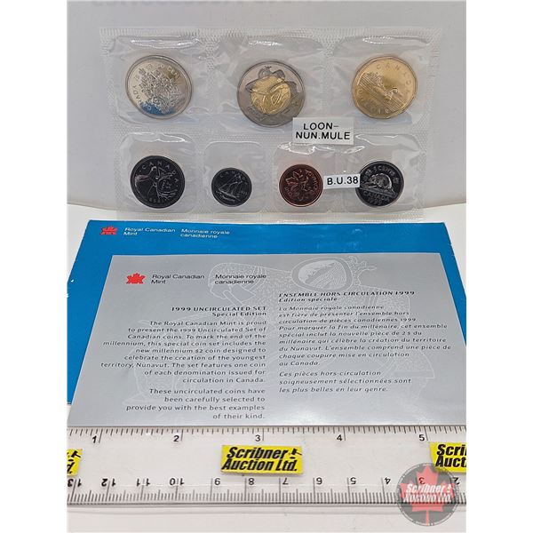 RCM Canada Uncirculated Year Set 1999 : Nunavut (Consignor Tag : Mule)