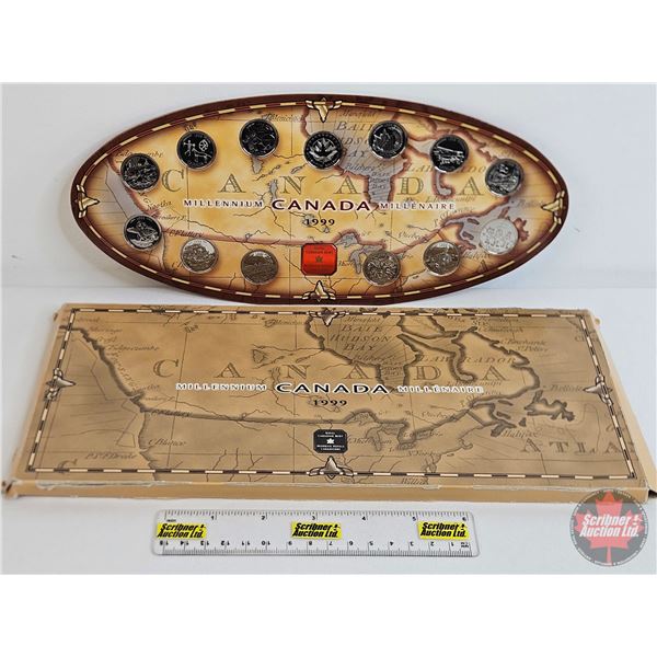 RCM Canada 1999 Millennium Quarter Set : Regular