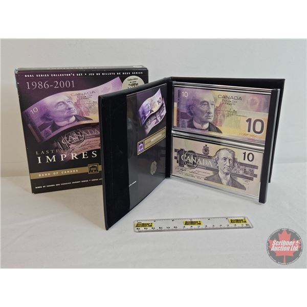 Bank of Canada : $10 Dual Series Collector's Set : 1896-2001 : Lasting Impressions : Birds of Canada