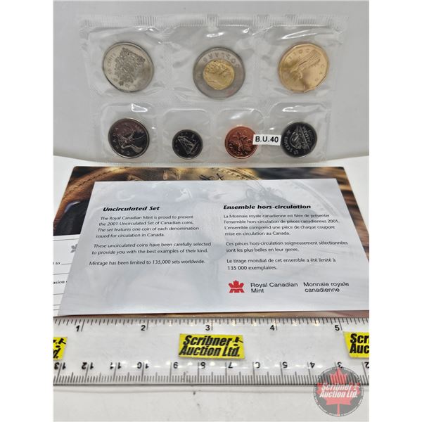 RCM Canada Uncirculated Year Set 2001