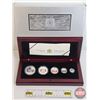 Image 1 : RCM 2003 Silver Maple Leaf Hologram Five-Coin Set : One Ounce ; 1/2 Ounce 1/4 Ounce; 1/10 Ounce & 1/