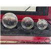 Image 9 : RCM 2003 Silver Maple Leaf Hologram Five-Coin Set : One Ounce ; 1/2 Ounce 1/4 Ounce; 1/10 Ounce & 1/