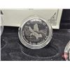 Image 4 : RCM Canada 2004 Fine Silver 4-Coin Set : The Arctic Fox  One Ounce ; 1/2 Ounce 1/4 Ounce; 1/10 Ounce