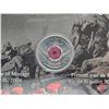 Image 2 : RCM Canada 2004 : Twenty Five Cent : Official First Day Poppy Coin (Unopened)