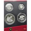 Image 3 : RCM 2005 Fine Silver Four-Coin Set : The Canadian Lynx One Ounce ; 1/2 Ounce 1/4 Ounce & 1/10 Ounce