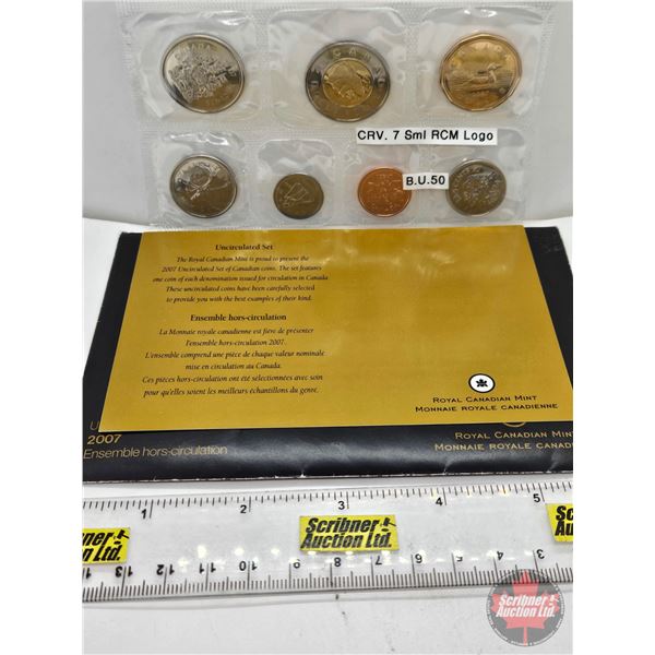 RCM Canada Uncirculated Year Set 2007 (Consignor Tag: Crv 7 : Sml RCM Logo)