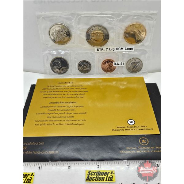 RCM Canada Uncirculated Year Set 2007 (Consignor Tag: Str 7 : Lrg RCM Logo)