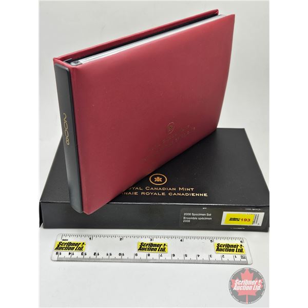 RCM Canada Twenty Five Cent (4 Coins/Cards) : Olympic Winter Games 2008 Official First Day of Mintag