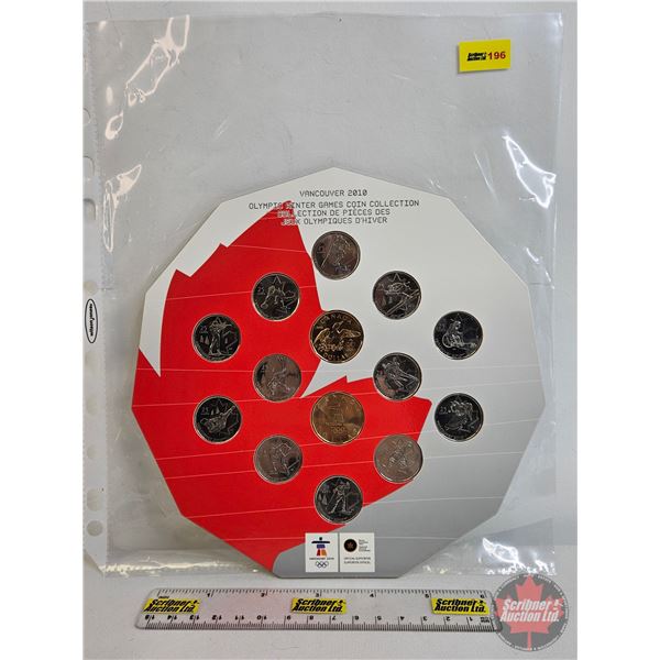 RCM Canada 2010 Vancouver Olympic Winter Games 14-Coin Set Collector Card