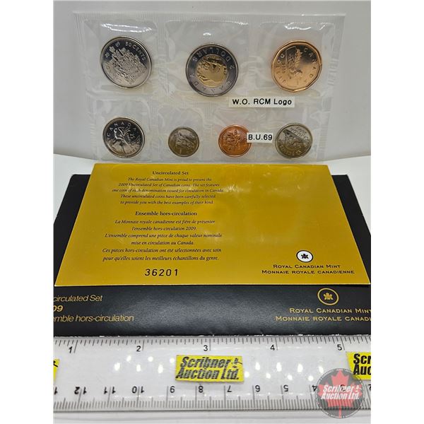 RCM Canada Uncirculated Year Set 2009 (Consignor Tag: W.O. RCM Logo)