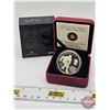 Image 1 : RCM Canada 2011 : $25 Fine Silver Hologram Coin : Wayne & Walter Gretzky (COA #03589) (99.99%) (GST