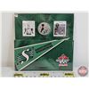 Image 1 : RCM Canada 2012 Saskatchewan Roughriders 25-Cent Coin & Stamp Set (Unopened)