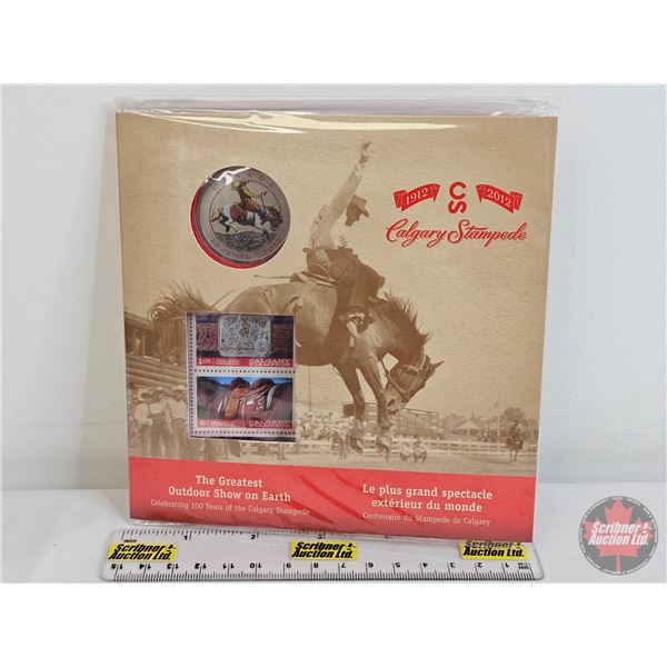 RCM Canada 2012 : Calgary Stampede : 25-Cent Coin & Stamp Set (Unopened)