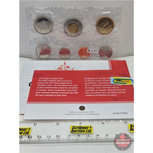 RCM Canada Uncirculated Year Set 2012