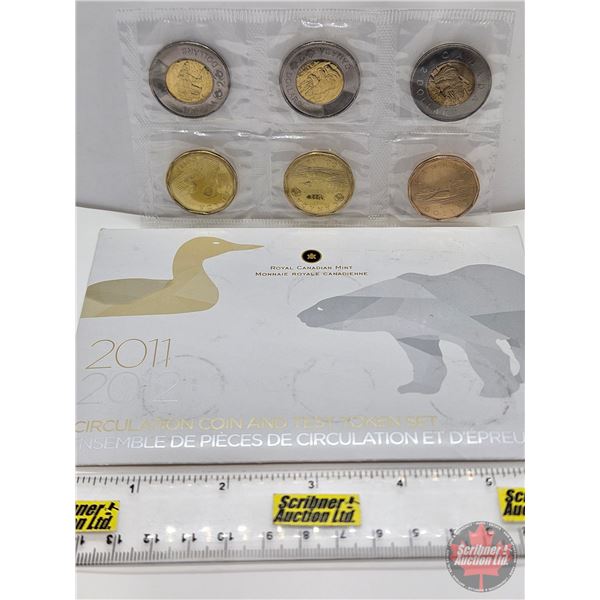 RCM Canada Circulation Coin and Test Token Set : 2011/2012