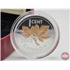 Image 2 : RCM Canada 2012 : Limited Edition : Farewell Adieu : 1-Cent Fine Silver Coin (COA #27597) (99.99%) (