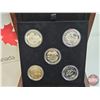 Image 2 : RCM 2013 O Canada $25 Fine Silver Five-Coin Set  ~ The Wolf (COA #1223) ~ The Caribou (COA #8216) ~