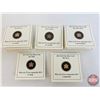 Image 9 : RCM 2013 O Canada $25 Fine Silver Five-Coin Set  ~ The Wolf (COA #1223) ~ The Caribou (COA #8216) ~