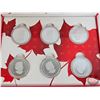 Image 8 : RCM 2013 O Canada $10 Fine Silver Six-Coin Set  ~ The Wolf (COA #11546) ~ The Polar Bear (COA #1319)