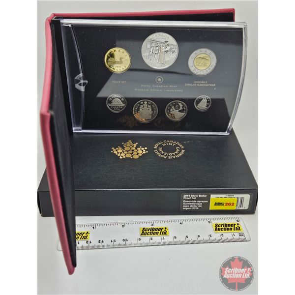 RCM Canada 2014 Silver Dollar Proof Set : 100th Anniversary of the Declaration of the First World Wa
