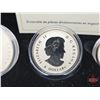 Image 9 : RCM Canada 2014 Fine Silver : Fractional Set : The Maple Leaf (COA #8186) The coins bear a face valu