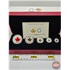 Image 1 : RCM Canada 2015 Fine Silver : Fractional Set : The Maple Leaf (COA #3023) The coins bear a face valu