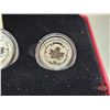 Image 6 : RCM Canada 2015 Fine Silver : Fractional Set : The Maple Leaf (COA #3023) The coins bear a face valu