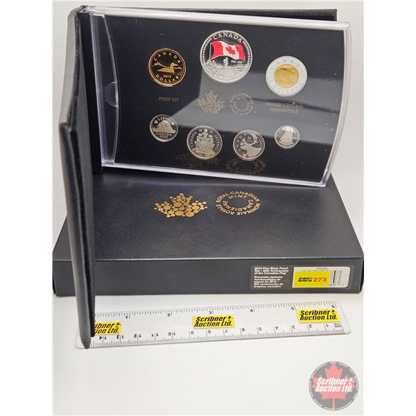 RCM Canada 2015 Fine Silver Proof Set : 50th Anniversary of the Canadian Flag (99.99%) (GST Exempt)