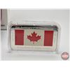 Image 2 : RCM Canada 2015 : $50 Fine Silver Coin : 50th Anniversary of the Canadian Flag (COA #08835) (99.99%)
